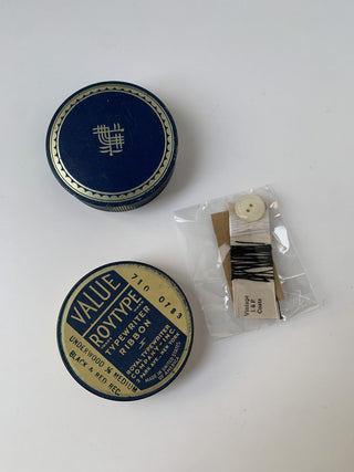 Roytype Typewriter Ribbon Tin Sewing Kit RSV