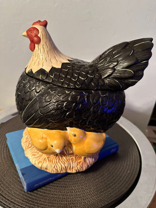 Chicken Chicks Cookie Jar Sakura Warren Kimble  MTS
