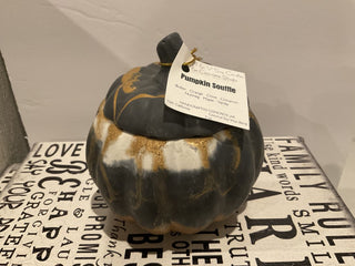 7 oz M-Size Handmade Concrete Pumpkin Candle|109603