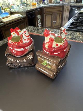 Sleigh Salt & Pepper