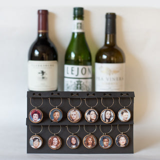 Set of 12 Orange is the New Black wine charms RCD|142725