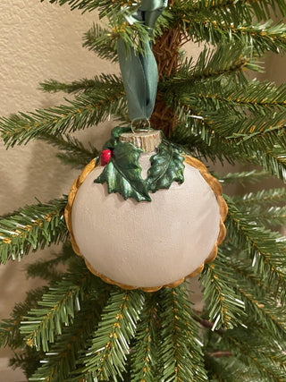 Handcrafted vtg style Christmas ornament RCD|139772