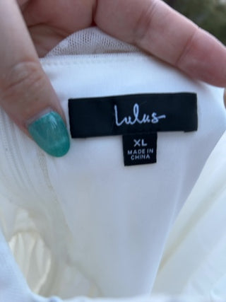 Lulus White Dress Size XL