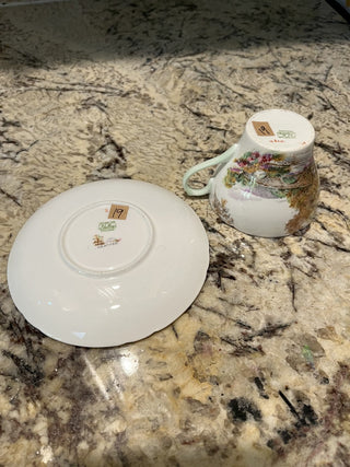 Shelley England Heather Tea Cup & Saucer (19) RCD