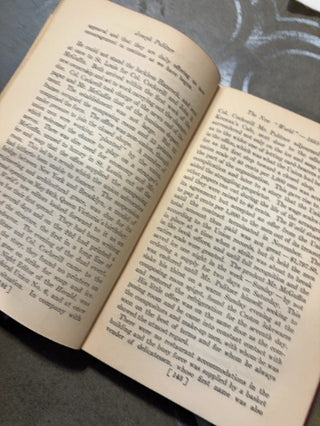 (Nearly) Antique Book: 1927 First Edition Joseph Pulitzer