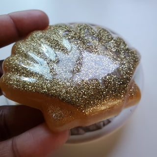 bri.craftique - Resin Gold Shell Paperweight (BRI) - MTS|97454