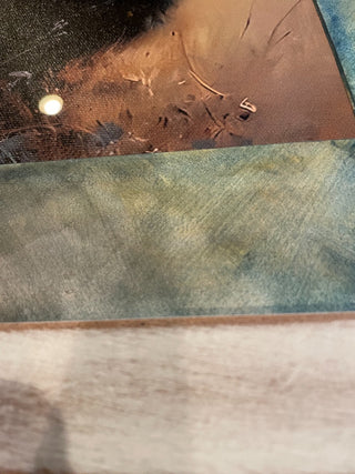 Hand Painted Mat /Framed Bird Nesting ~MTS|102429