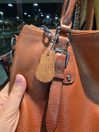 Genuine leather brown bag RSV|132150