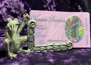 Pewter Frog Card Holder - RSV