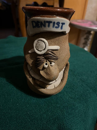 Vintage "Dentist" Pottery Mug RSV