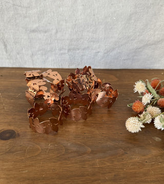 Set of 8 Copper Napkin Rings (LZD - RSV)|125211