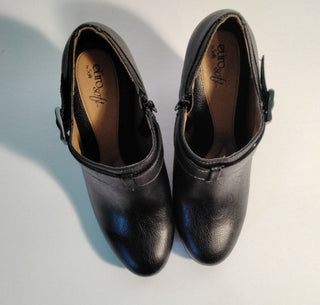 NEW EUROSOFT SONDRA BLACK ANKLE BOOTIES BOOTS WOMENS 9 #63 VV MTS