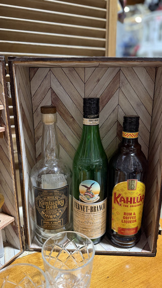 NY Up-cyled Small Wooden Mini Bar RCD|122895