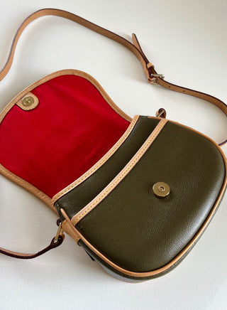 Olive green Dooney and Burke crossbody purse|74487