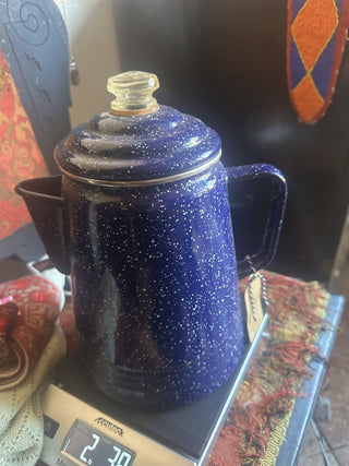 Enamelware kettle #47 VV MTS|100516