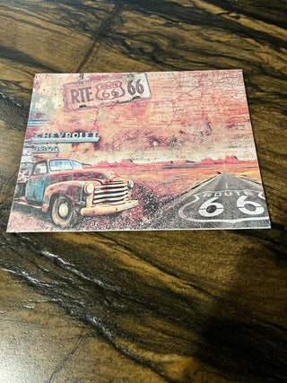 Route 66 8x10 Thin Canvas Picture RSV