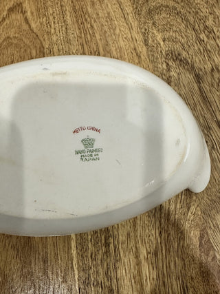 Hand Painted Vintage Nut or Candy Dish-Made in Japan MTS