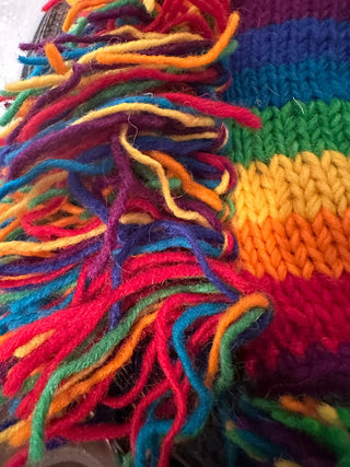 Chullo Rainbow Knit Mohawk MTS|86633