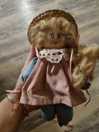 Vintage doll in a hat