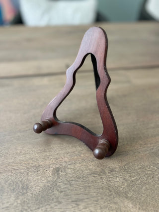 Vintage Wood plate easel|55549