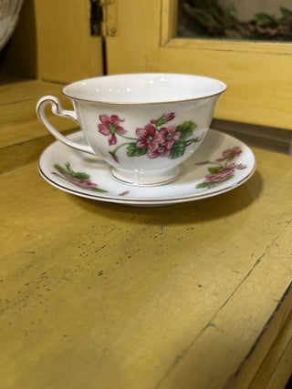 12F HIRA China of Japan Nydia Teacup & Saucer MTS|70769