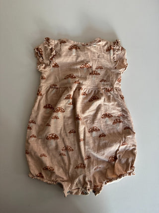 12M - Pink Mushroom Print Romper - Little Co. by Lauren Conrad RSV|77159