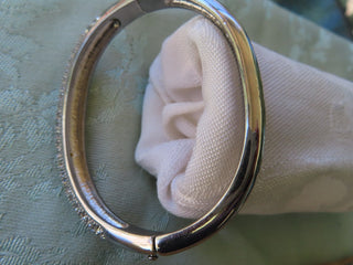 Rhinestone hinged bracelet RCD|122506