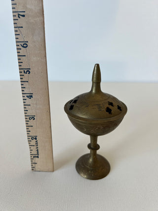 Small brass incense burner|70046