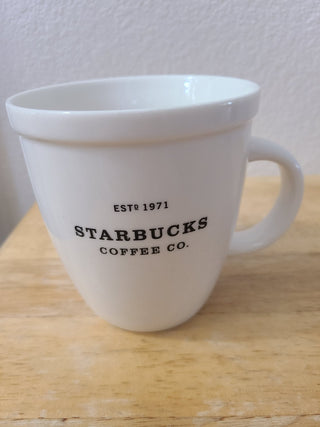 2001 White Ceramic Starbucks Coffee Mug|93404