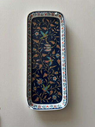 Vintage takahashi Silk Road floral plate RSV|105591