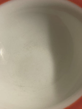 1950's Pyrex Flamingo Pink Rim Cereal Bowl, Set/3--SP RCD