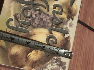 Easter Joy light wood box 7" W X 5 " H X 3" D #62 VV MTS|63231