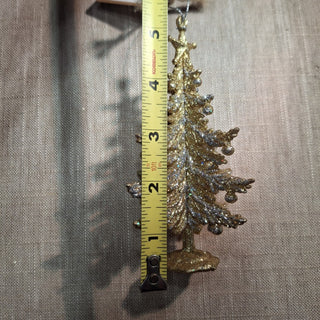 Gold Glitter Tree Ornament MTS|123990
