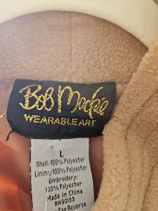 Vtg Bob Mackie Sunflower Fleece Jacket - Size L - MTS|126320