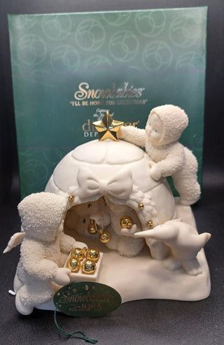 Snowbabies Dept. 56 "I'll be home for Christmas" lighted figurine #62 VV MTS|95127