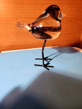 Blown glass bird
