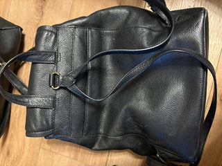 Michael Kors Rachel Black Pebble Backpack RSV