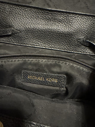 Michael Kors Rachel Black Pebble Backpack RSV
