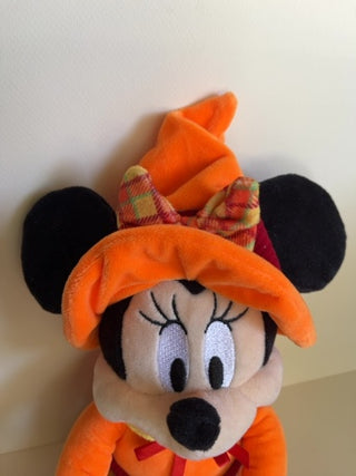 Disney Harvest Minnie Mouse  Plush Shelf Sitter