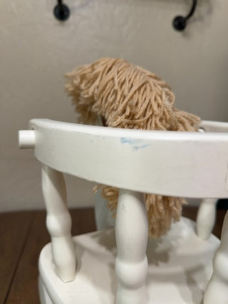 Vintage 1986 Coleco Cabbage Patch Kids Wooden Rocking Horse