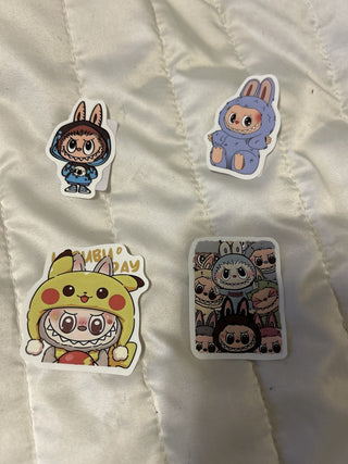 12F Assorted Labubu Sticker MTS|97900