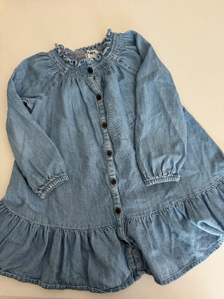 5T - Demin Dress with Buttons - RSV|83150