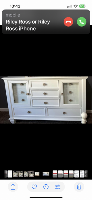 Coastal “Sandy Beach” Creamy White 11-Drawer Dresser RCD|113597