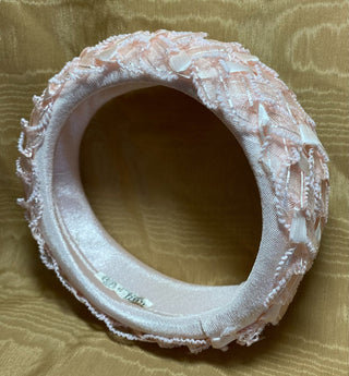Pink Vintage Halo Hat Circa 1966|57506