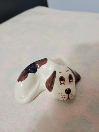 Rio Hondo CA Pottery Hound Dog Laying Down RCD|55125