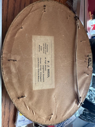 Vtg. watercolor - "the Hay"  in gold wood frame 7"x9" RCD|109117