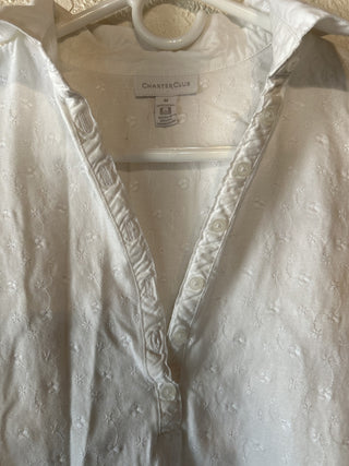 12F Charter Club Eyelet Top Size M RSV|77047