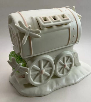 #62 VV Dept 56 Snow Bunnies Springtime Stories My Woodland Wagon at Dragonfly Hollow MTS