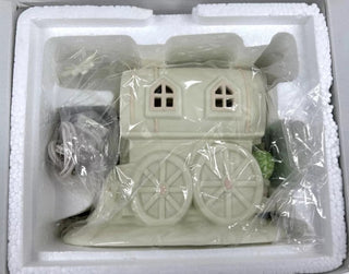 #62 VV Dept 56 Snow Bunnies Springtime Stories My Woodland Wagon at Dragonfly Hollow MTS
