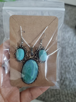 Vintage Earrings Pendant SET 64